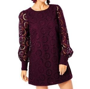 Lilly Pulitzer Aisha Pinwheel Eyelet Romper Cherry Ganache